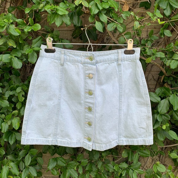 Dresses & Skirts - Jean button down skirt